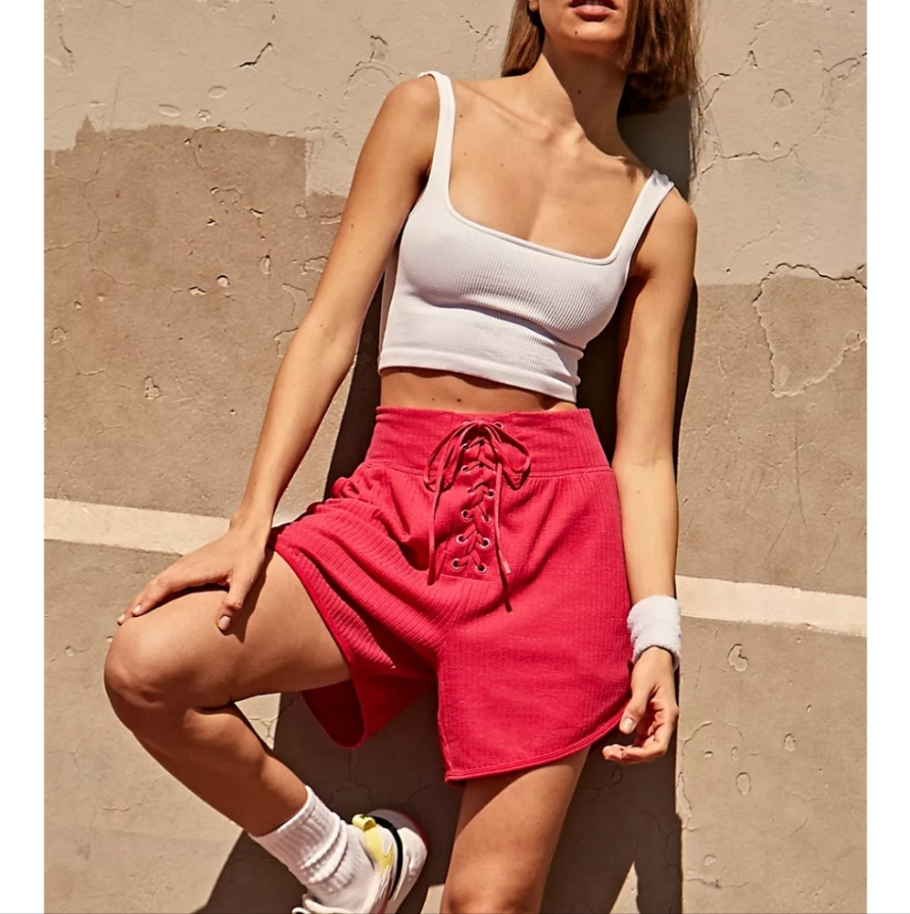 -Free People Movement Can't Handle This, high-waisted, stretchy Tennis S…